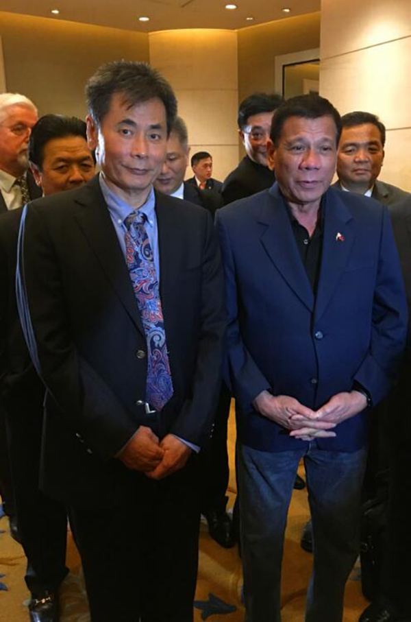 世貿通董事長受邀會見菲律賓總統杜特爾特